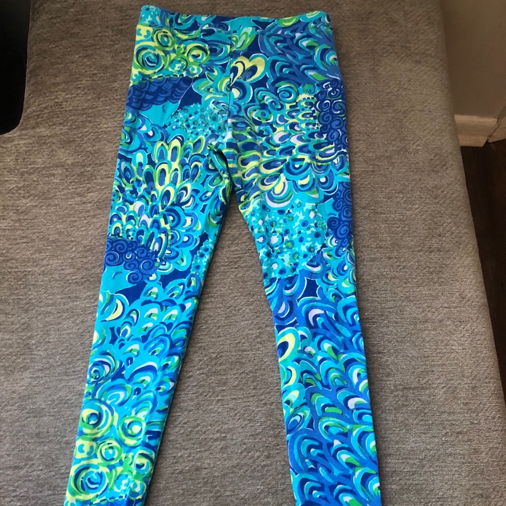 Size Large Lilly Pulitzer Lilly Lagoon Leggings